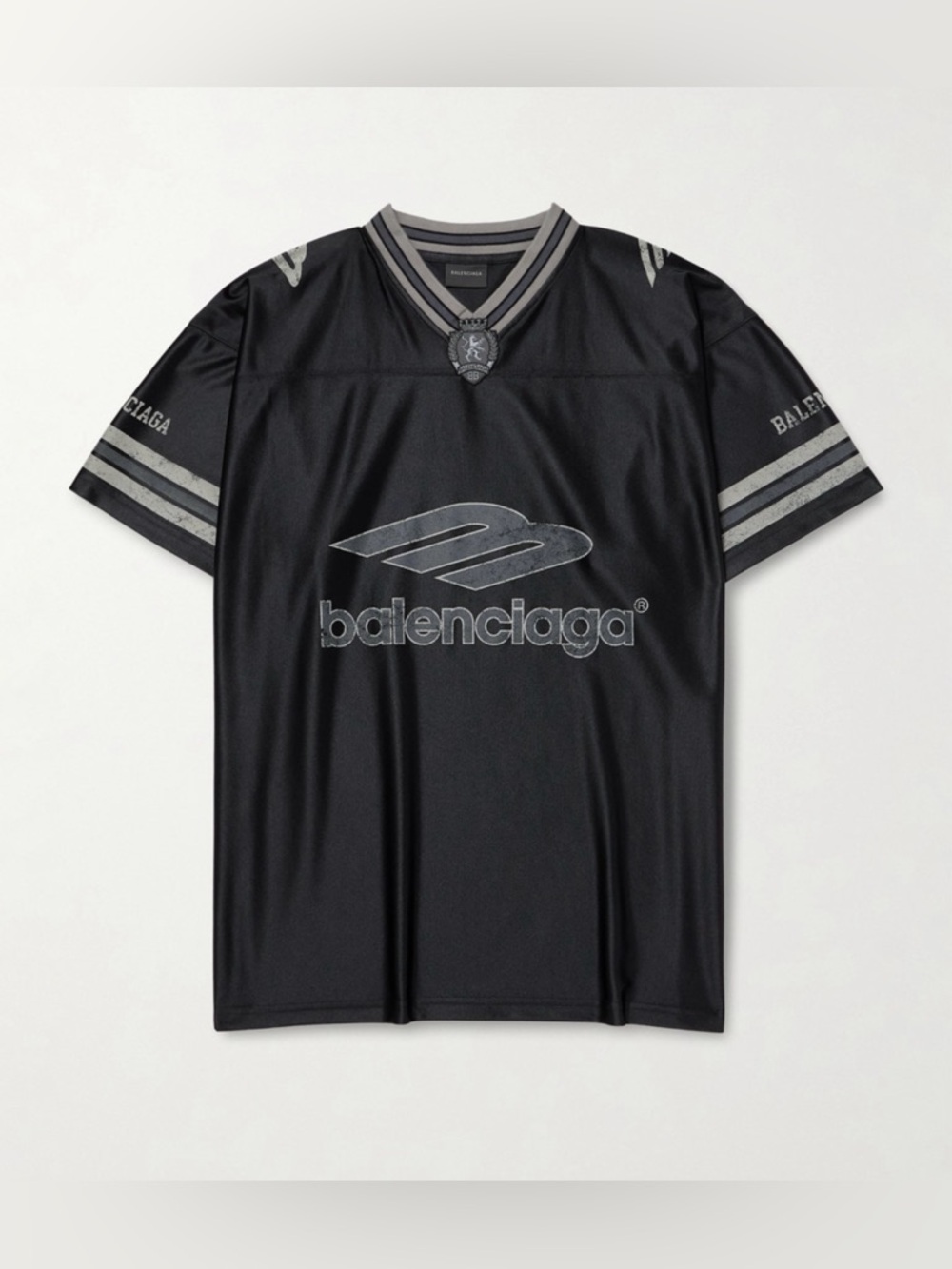 Balenciaga 3B Football V neck Jersey t shirt size M